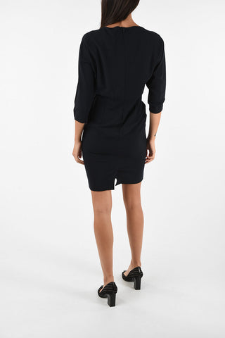 ARMANI JEANS Split-Back Hem Above Knee Dress