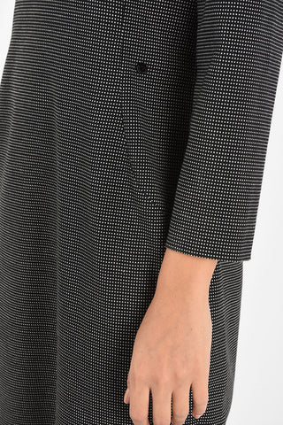 ARMANI JEANS Polka Dots V-Neck Knee Length Dress