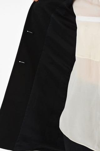 ARMANI JEANS Wool and Cashmere Center Vent Coat