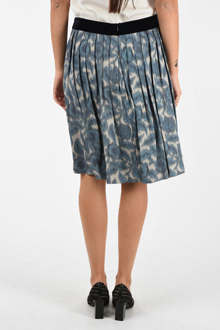COLLEZIONI Cheetah-Print Knee Length Circle Skirt