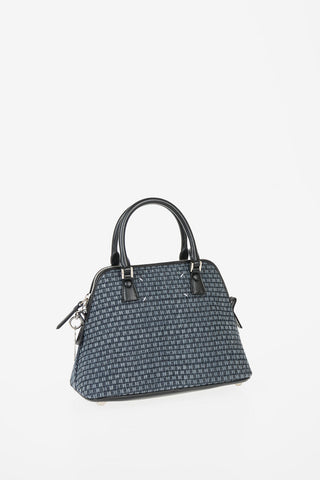 MM11 Borsa in Denim Intrecciato