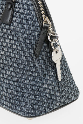 MM11 Borsa in Denim Intrecciato