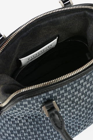 MM11 Borsa in Denim Intrecciato