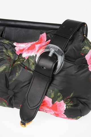 MM11 Fabric Floral-Print GLAM SLAM Handbag