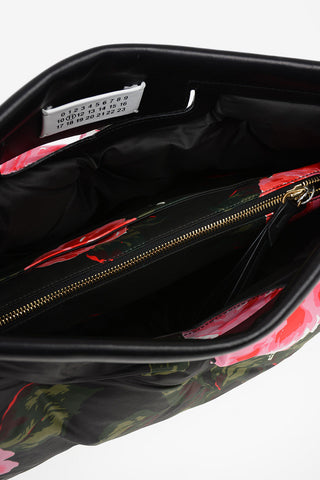 MM11 Fabric Floral-Print GLAM SLAM Handbag