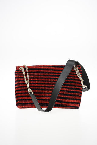 GIORGIO ARMANI silk Shoulder bag with logo