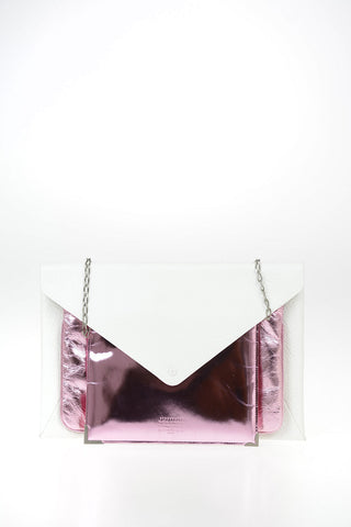 MM11 Set Pochette in Pelle con Catena