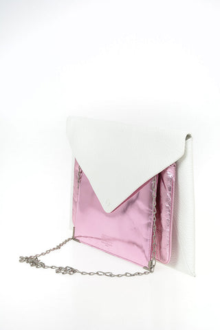MM11 Set Pochette in Pelle con Catena