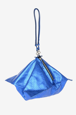 MM11 Metallic Leather Shoulder Bag