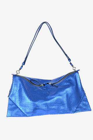 MM11 Metallic Leather Shoulder Bag