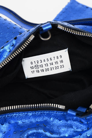 MM11 Metallic Leather Shoulder Bag
