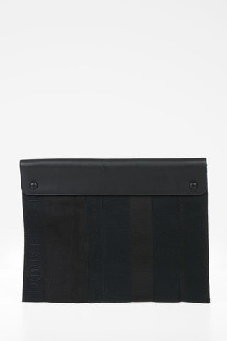 MM11 Fabric Pochette with Leather Insert