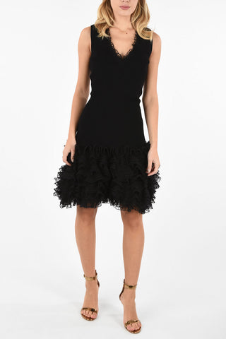 Ruffled Midi Bodycon
