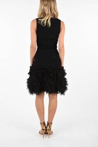 Ruffled Midi Bodycon