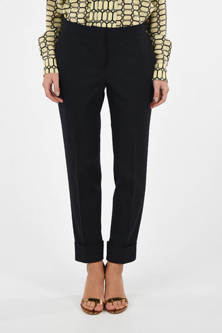 Regular Rise Straight Fit Pants