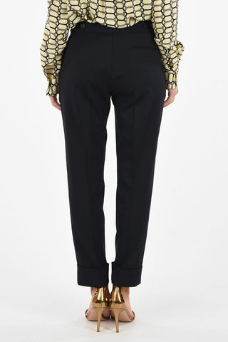 Regular Rise Straight Fit Pants