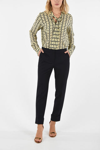 Regular Rise Straight Fit Pants