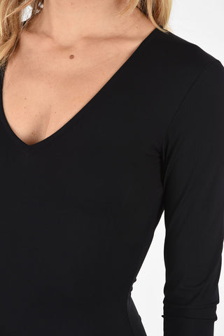 MM4 Stretch V-Neck Long Sleeve Body