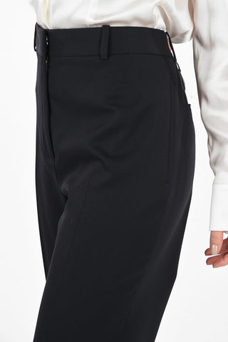 wool straight leg ESSENTIAL pants