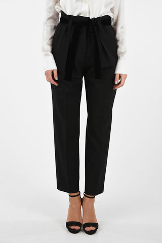 Single Pleat VIOLA  Pants With Belt