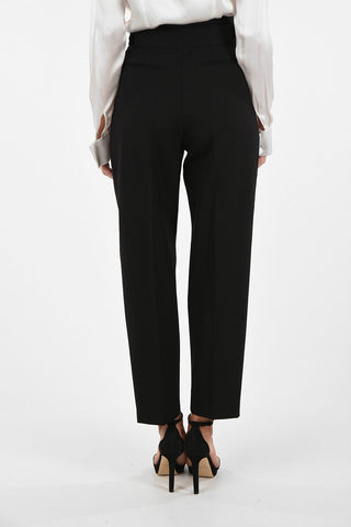 Single Pleat VIOLA  Pants With Belt