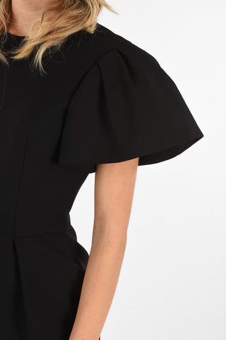 Puffed Sleeve Mini Dress