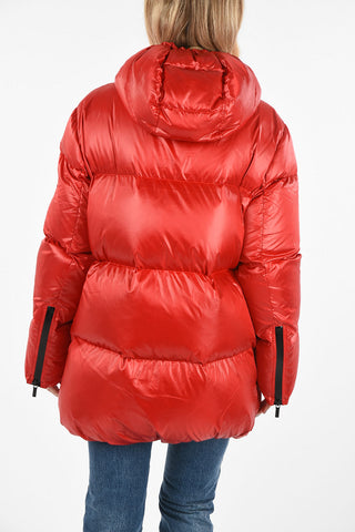 Piumino Full Zip Con Cappuccio