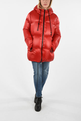 Piumino Full Zip Con Cappuccio