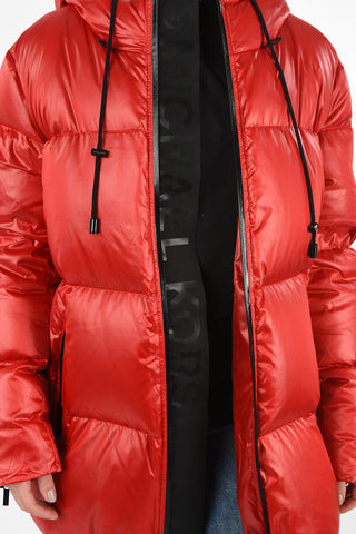 Piumino Full Zip Con Cappuccio