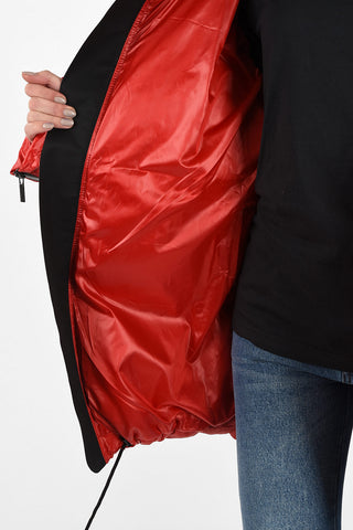 Piumino Full Zip Con Cappuccio