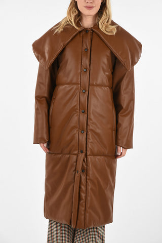 Faux Leather Padded jacket