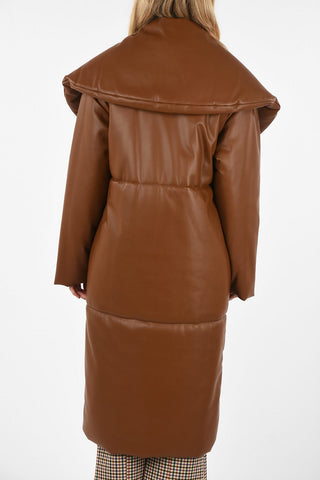 Faux Leather Padded jacket