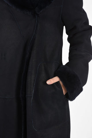 Shearling PORTLAND PACA  Reversibile Con Cappuccio 