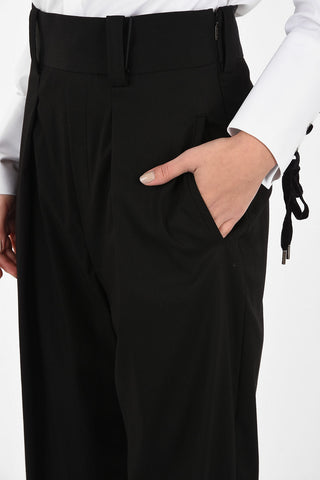 Double Pleat High Waist Pants