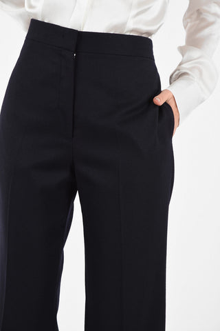 Wool High Waist Pants 