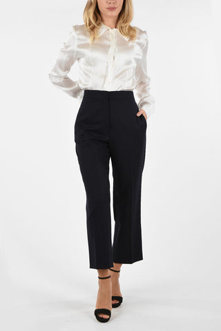 Wool High Waist Pants 