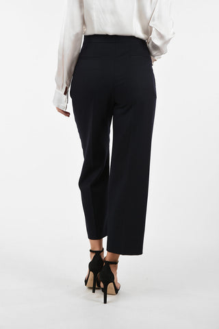 Wool High Waist Pants