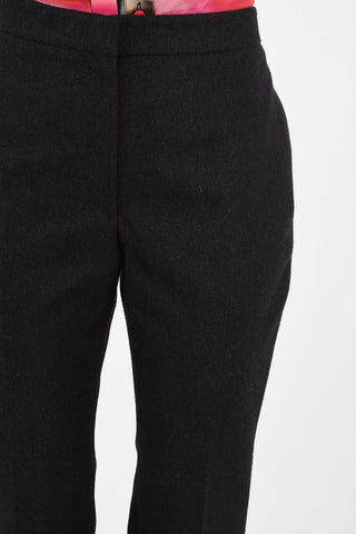 Pantalone Flare in Lana a vita Alta 