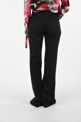 Pantalone Flare in Lana a vita Alta 