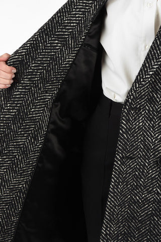 Tweed Double Breasted Coat