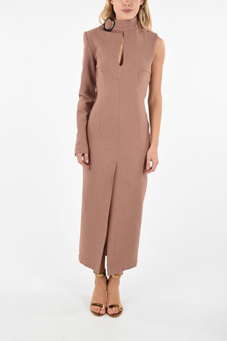 Unstructured Split-Front Dress