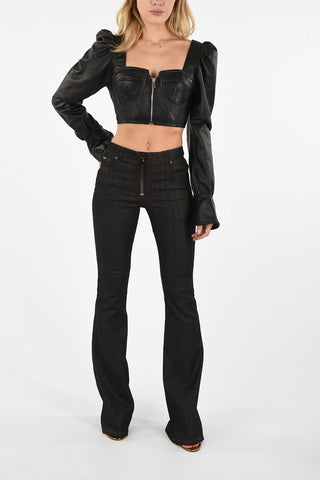 Leather ALIA Crop Top