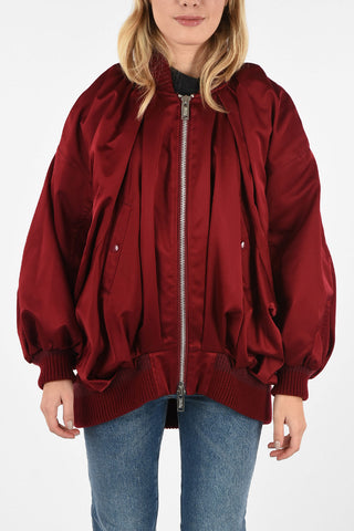 Silk zip closure Jacket