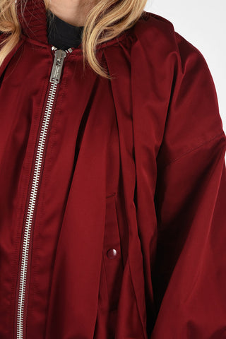 Silk zip closure Jacket