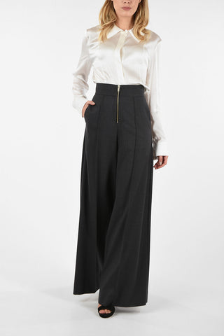 MM1 Single Pleat High Waist Flared Pants