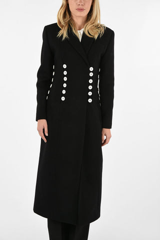 Notch lapel Double Breasted Coat