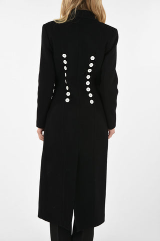 Notch lapel Double Breasted Coat