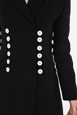 Notch lapel Double Breasted Coat