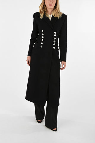 Notch lapel Double Breasted Coat