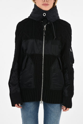 Wool Utility Jacket with Hood